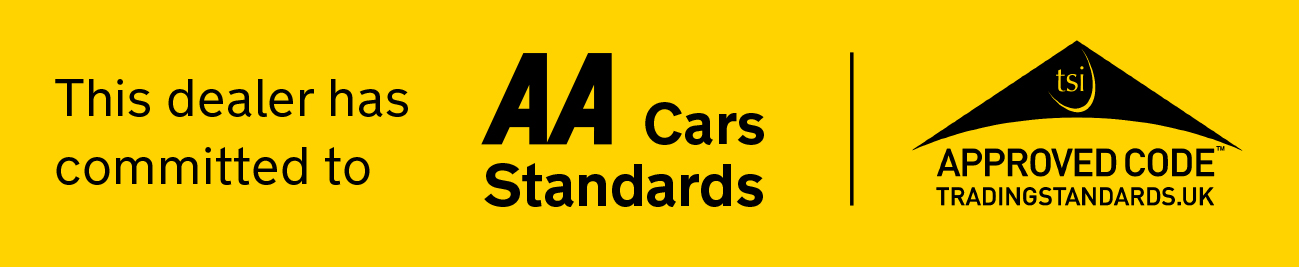 This dealer has committed to AA Cars Standards and Trading Standards approved code